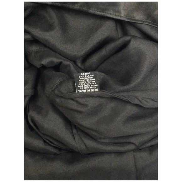 Adrianna Papell Evening Silk Beaded Sequined Sleeveless Cocktail Dress Black 6 - Picture 11 of 13